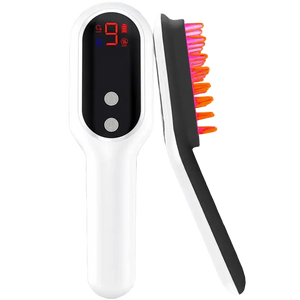 LustreGlow LED Scalp Massage Comb Lustreglow Pink