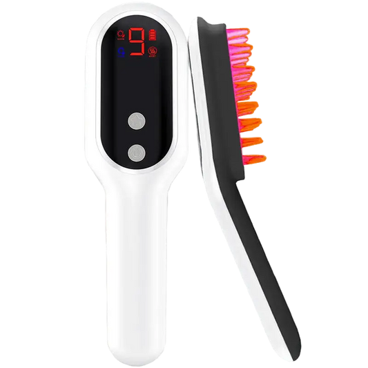 LustreGlow LED Scalp Massage Comb Lustreglow Pink